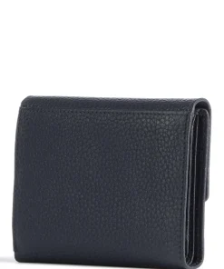 Asti Geldbörse genarbtes Rindsleder dunkelblau