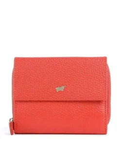 Asti Geldbörse genarbtes Rindsleder hellrot