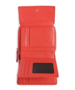 Asti Geldbörse genarbtes Rindsleder hellrot