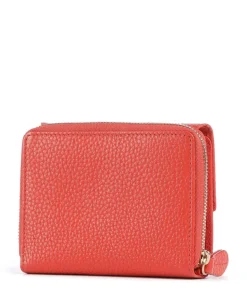 Asti Geldbörse genarbtes Rindsleder hellrot