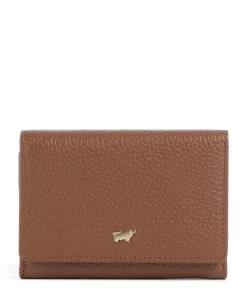 Asti Geldbörse genarbtes Rindsleder braun