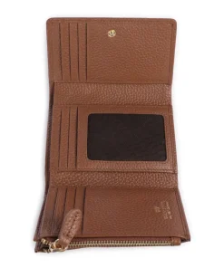 Asti Geldbörse genarbtes Rindsleder braun