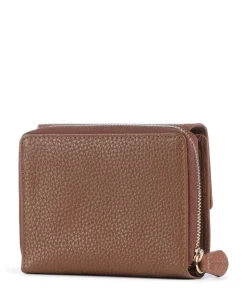 Asti Geldbörse genarbtes Rindsleder braun