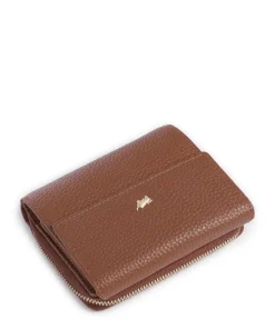 Asti Geldbörse genarbtes Rindsleder braun