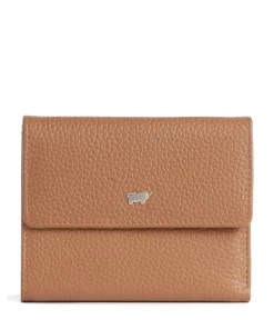 Asti Geldbörse genarbtes Rindsleder braun