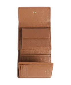 Asti Geldbörse genarbtes Rindsleder braun