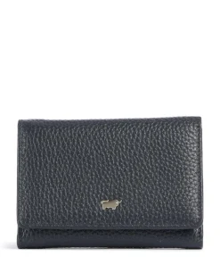 Asti Geldbörse genarbtes Rindsleder navy