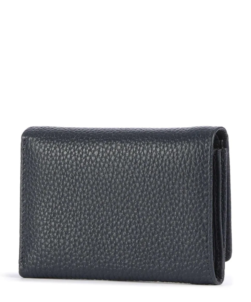 Asti Geldbörse genarbtes Rindsleder navy