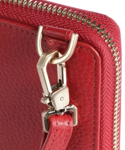 Asti Handytasche genarbtes Rindsleder rot