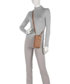 Asti Handytasche genarbtes Rindsleder braun