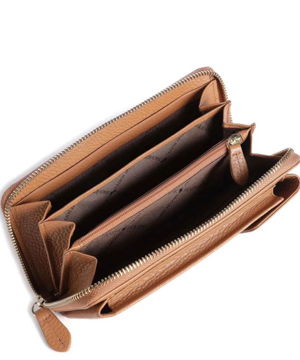 Asti Handytasche genarbtes Rindsleder braun