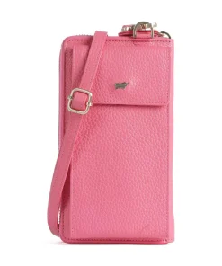 Asti Handytasche genarbtes Rindsleder pink