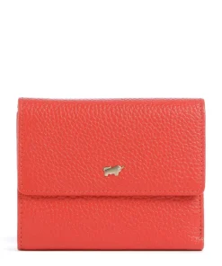 Asti RFID Geldbörse fein genarbtes Rindsleder hellrot