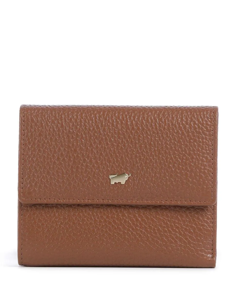 Asti RFID Geldbörse fein genarbtes Rindsleder braun