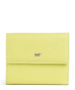 Asti RFID Geldbörse fein genarbtes Rindsleder gelbgrün