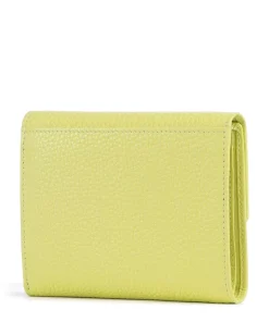 Asti RFID Geldbörse fein genarbtes Rindsleder gelbgrün