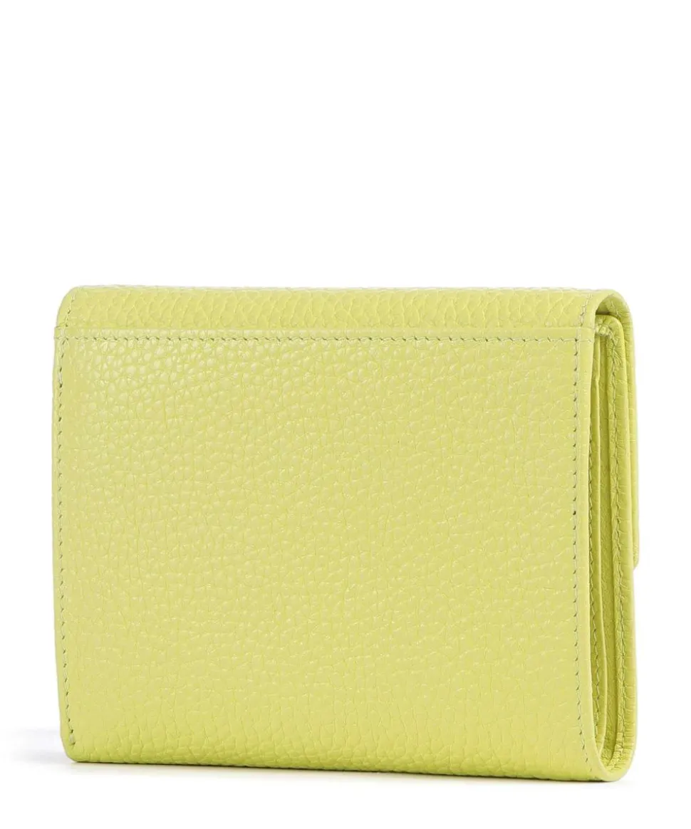 Asti RFID Geldbörse fein genarbtes Rindsleder gelbgrün