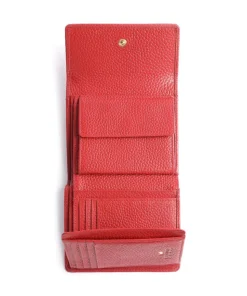Asti RFID Geldbörse fein genarbtes Rindsleder rot