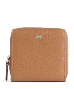 Asti RFID Geldbörse genarbtes Rindsleder braun