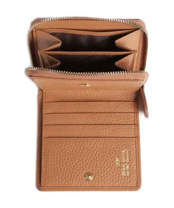 Asti RFID Geldbörse genarbtes Rindsleder braun