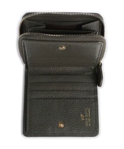 Asti RFID Geldbörse genarbtes Rindsleder dunkelgrün