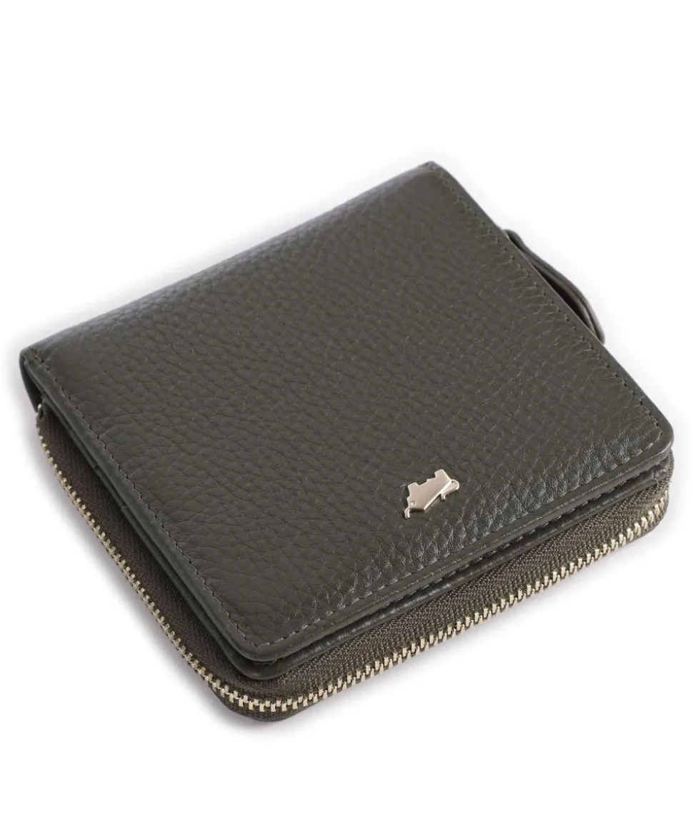 Asti RFID Geldbörse genarbtes Rindsleder dunkelgrün