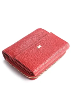Asti RFID Geldbörse genarbtes Rindsleder rot