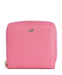 Asti RFID Geldbörse genarbtes Rindsleder pink