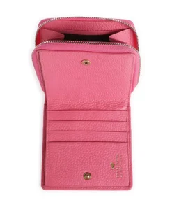 Asti RFID Geldbörse genarbtes Rindsleder pink