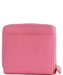 Asti RFID Geldbörse genarbtes Rindsleder pink