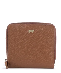 Asti RFID Geldbörse genarbtes Rindsleder braun