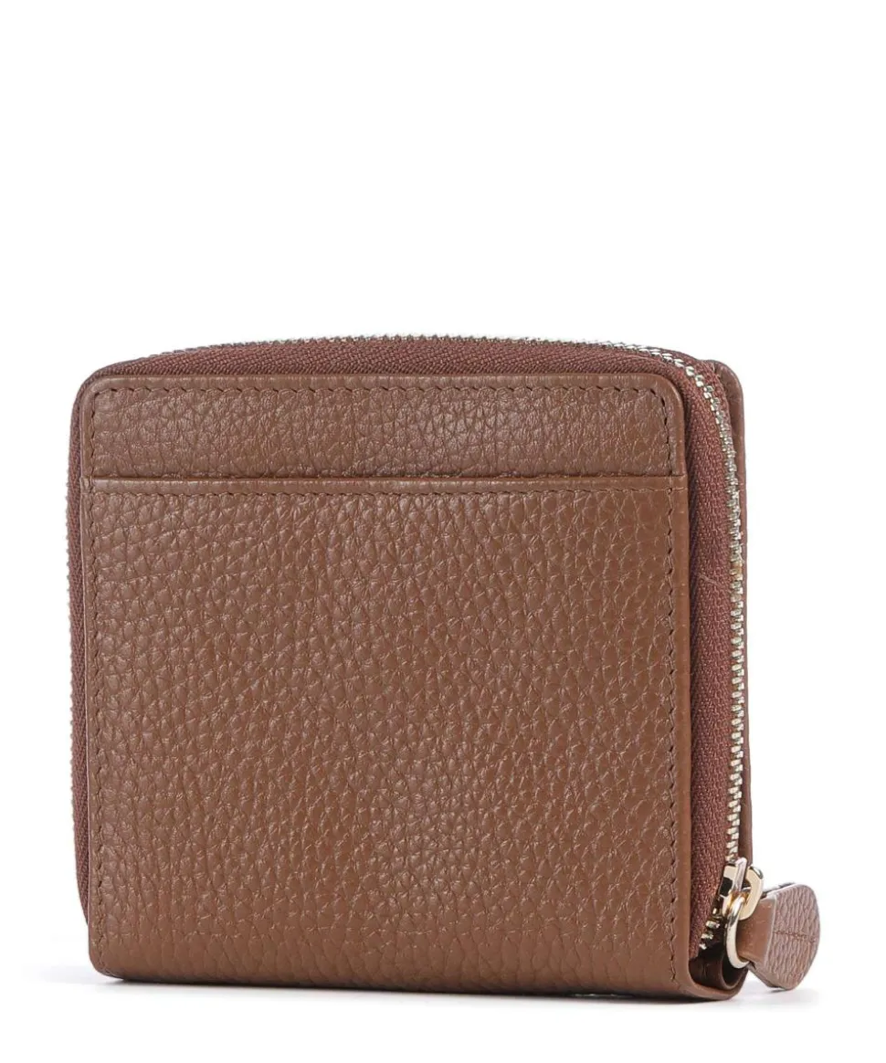 Asti RFID Geldbörse genarbtes Rindsleder braun