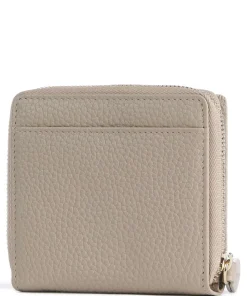 Asti RFID Geldbörse genarbtes Rindsleder beige