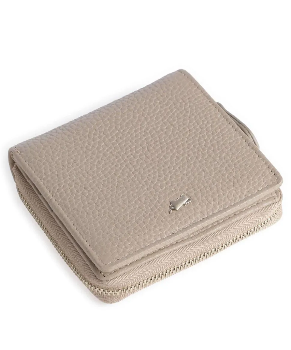 Asti RFID Geldbörse genarbtes Rindsleder beige