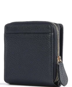 Asti RFID Geldbörse genarbtes Rindsleder dunkelblau