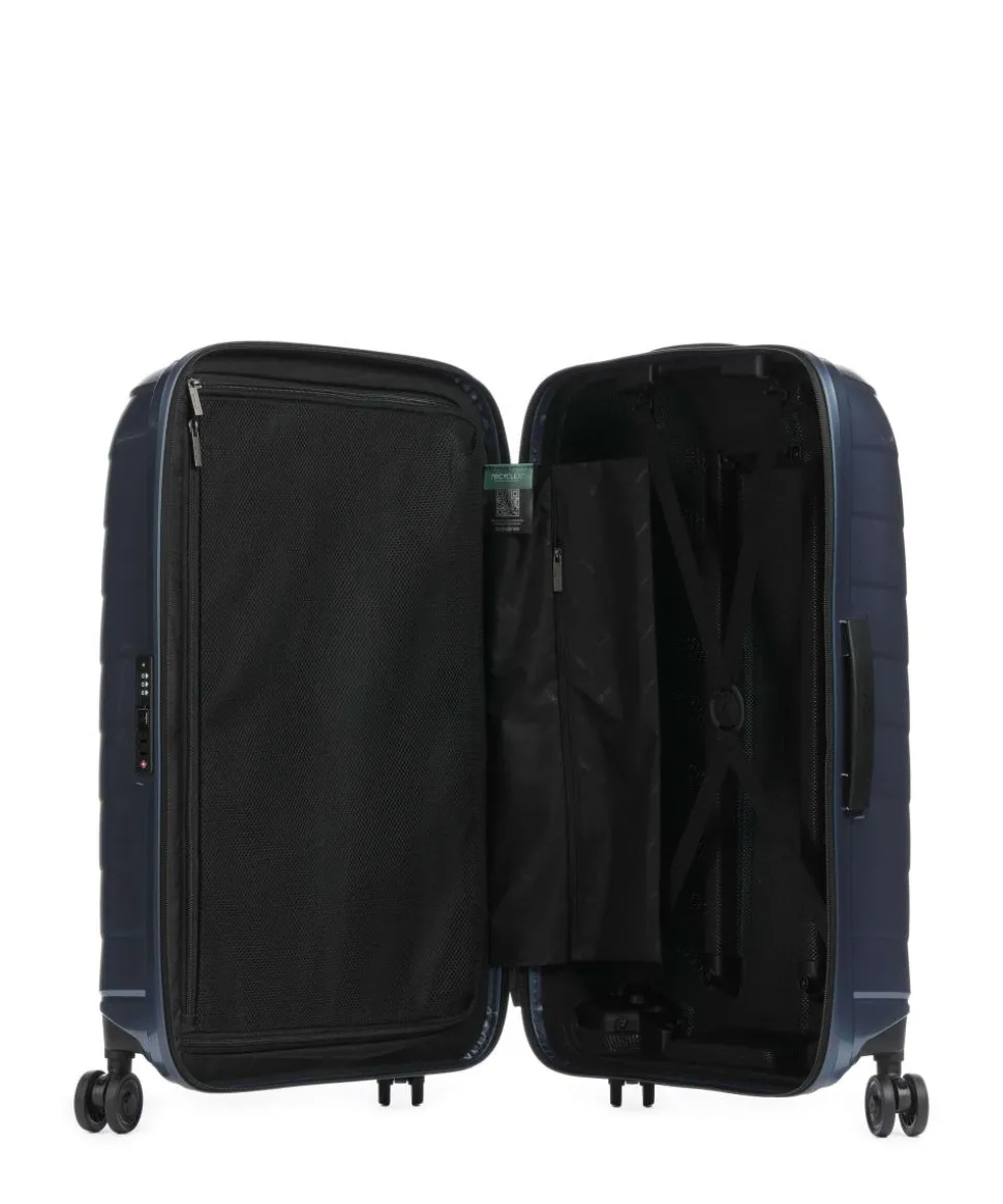 Attrix 4-Rollen Trolley blaugrau 69 cm