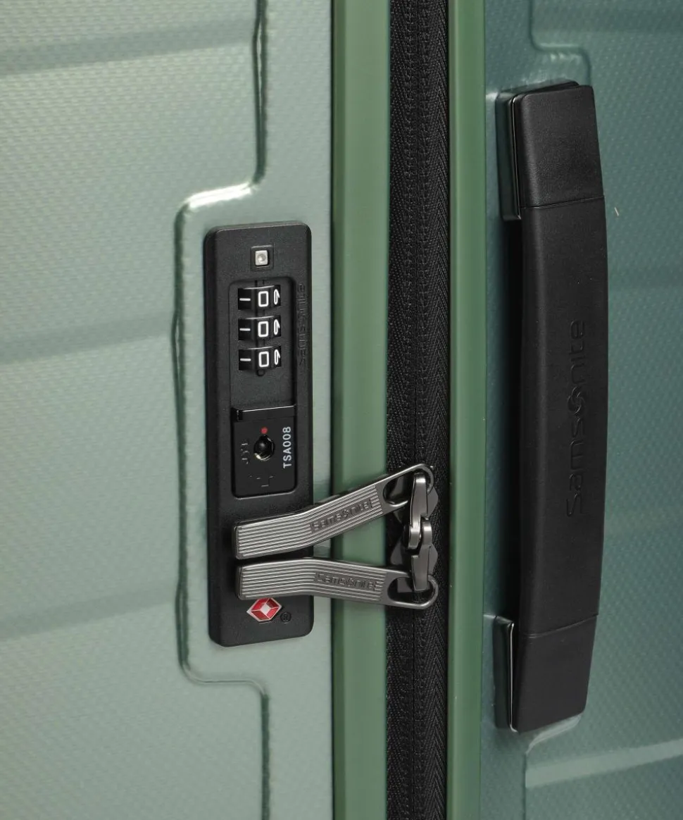 Attrix 4-Rollen Trolley grün 81 cm