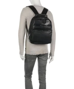 Austin Rucksack 14″ Pull-Up Rindsleder schwarz