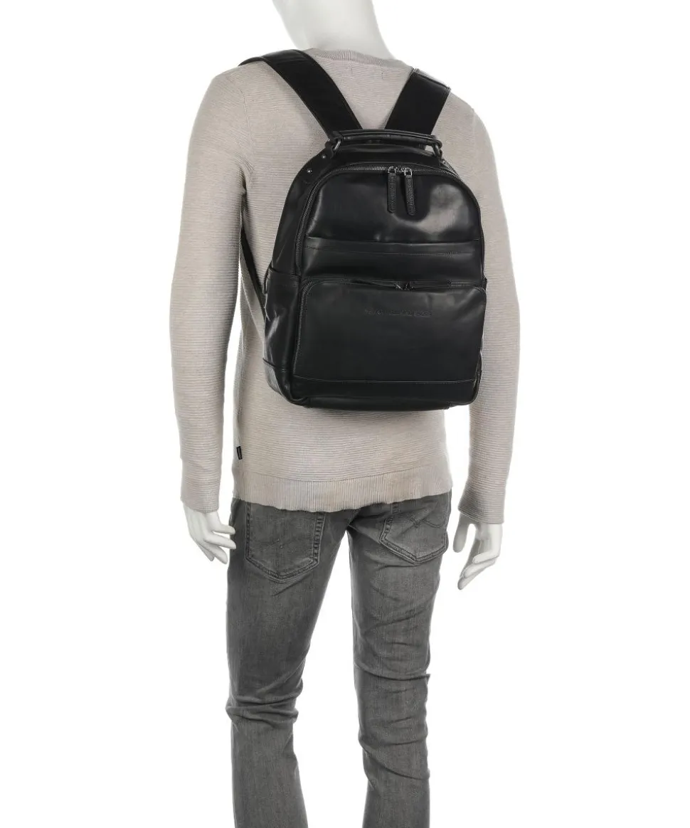 Austin Rucksack 14″ Pull-Up Rindsleder schwarz