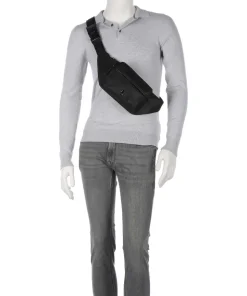 B Icon Gürteltasche recyceltes Polyester schwarz