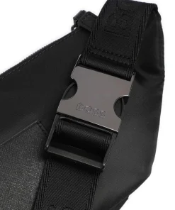 B Icon Gürteltasche recyceltes Polyester schwarz