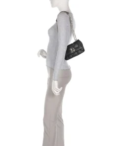 B Icon S Schultertasche Lederimitat schwarz