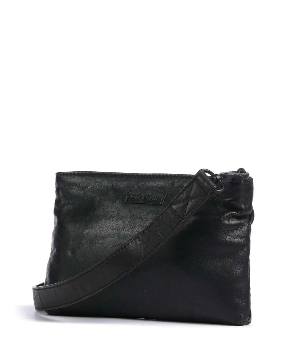 Back to Black Umhängetasche Schafsleder schwarz