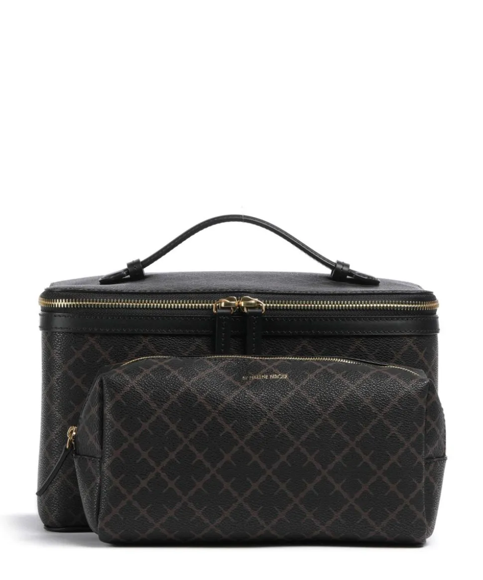 Bae Beauty Kulturbeutel schwarz/braun 27 cm