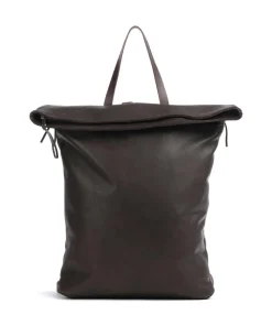 Bague M Rucksack fein genarbtes Rindsleder dunkelbraun