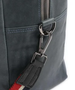 Bague M Shopper fein genarbtes Rindsleder blaugrau