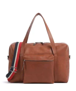 Bague M Shopper fein genarbtes Rindsleder cognac