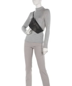 Bague M Slingbag Rindsleder schwarz