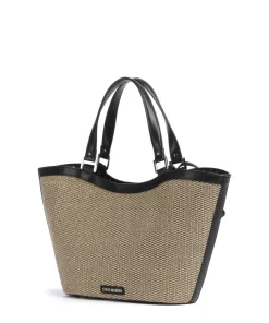 BAGULLA Shopper Papier, Lederimitat natur