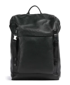 Baha Rucksack 15″ genarbtes Rindsleder schwarz